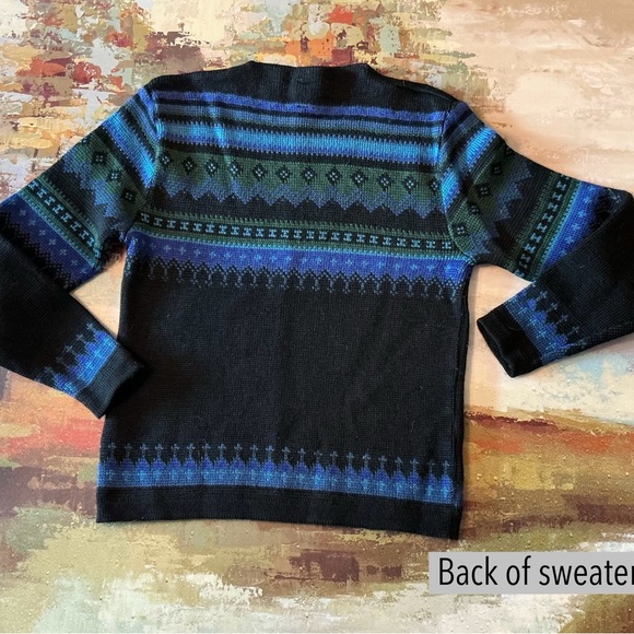 NORVYK RENOIR - Vintage Nordic Wool Sweater - Picture 5 of 11